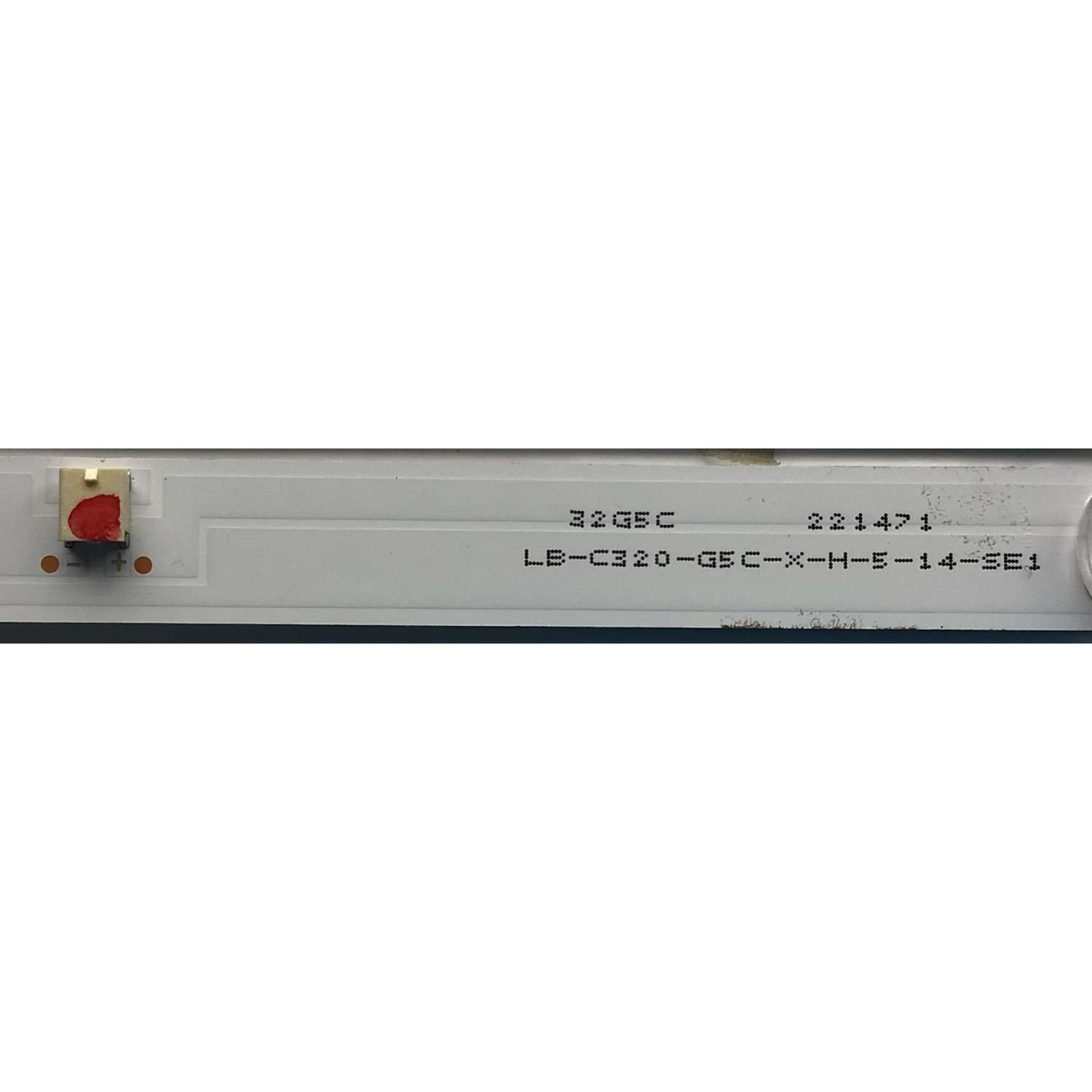KIT DE LED'S PARA TV RCA (2 PIEZAS) / NUMERO DE PARTE CRH-BX32G5C303005029AYREV1.0 / 32G5C / BX32G5C303005029AY / B200509AKC / E479275 / 221471 / PANEL C320Y19-5C / DISPLAY ST3151A07 VER.2.1 / MODELO RTR3260-C-US - Imagen 2